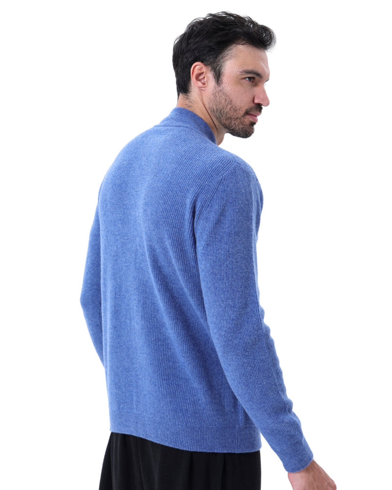 Velmor™ | Bastien – Cardigan Zippé en Cachemire
