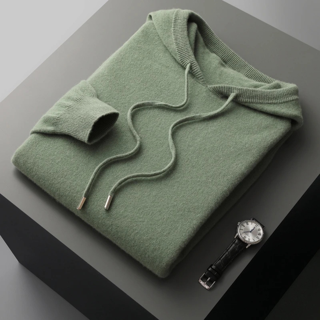 Velmor™ | Damien – Hoodie Minimaliste en Cachemire