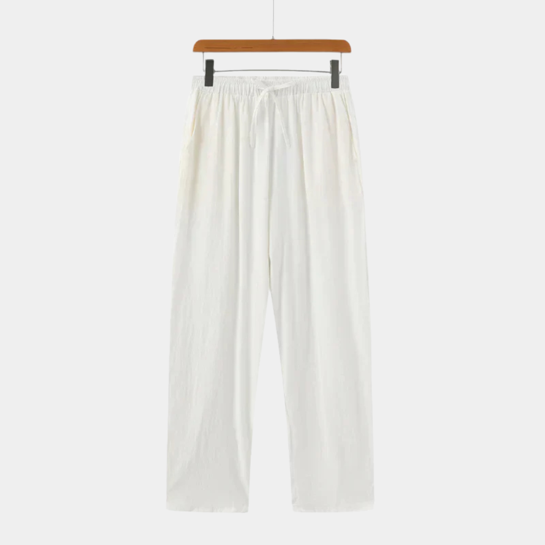 Velmor™ | Timéo – Pantalon en Lin Décontracté