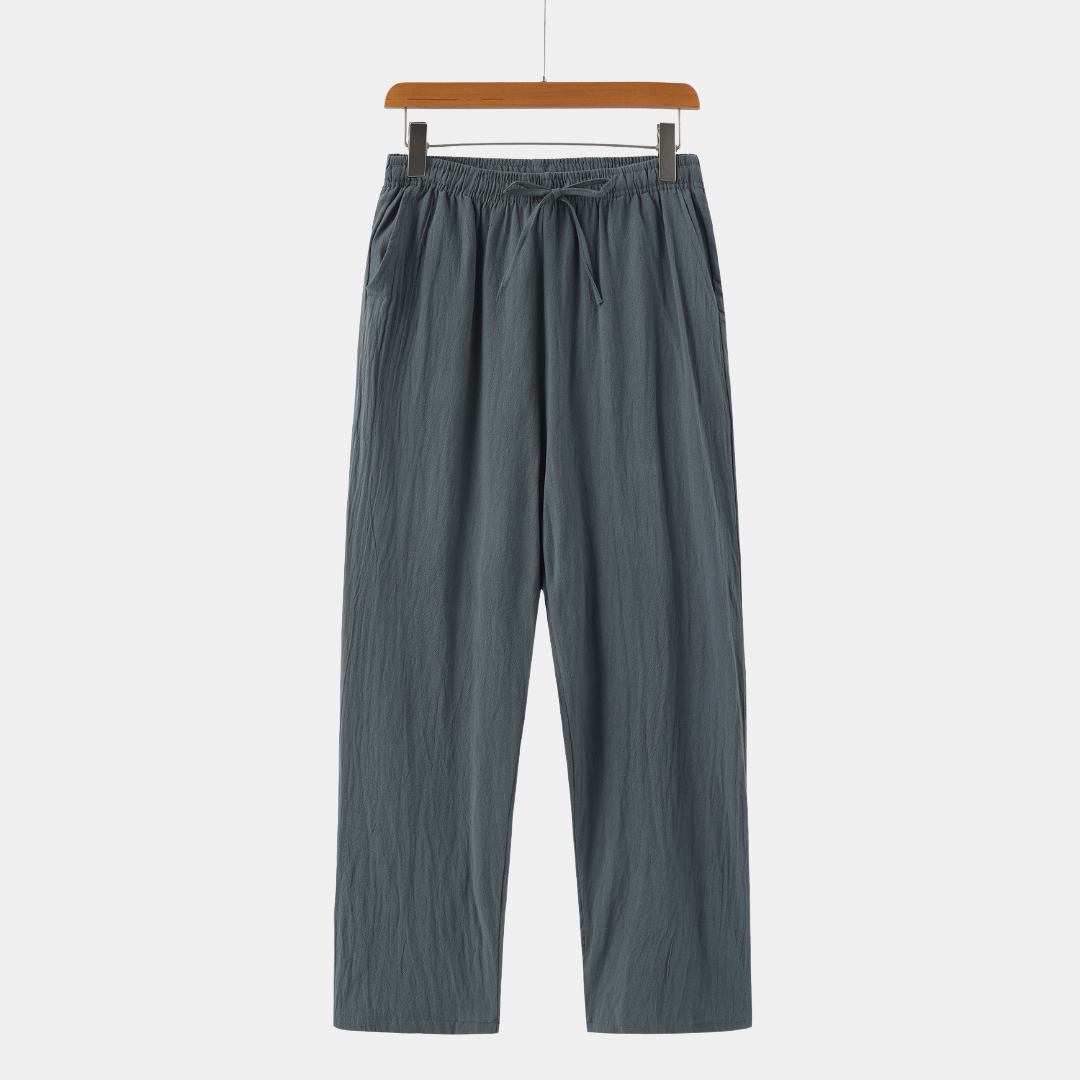 Velmor™ | Timéo – Pantalon en Lin Décontracté