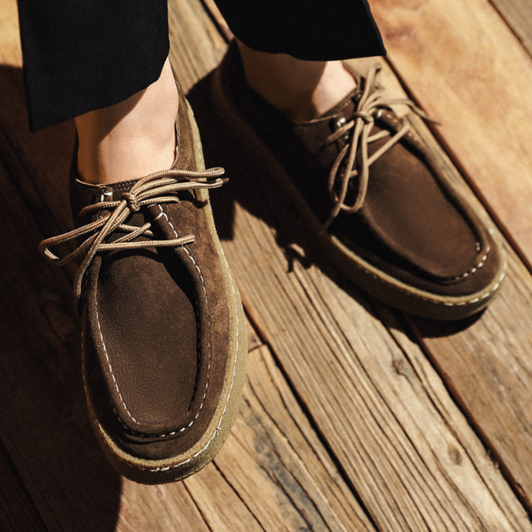 Velmor™ | Ismaël – Sneakers Urbaines en Daim