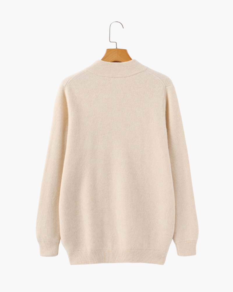 Velmor™ | Bastien – Cardigan Zippé en Cachemire