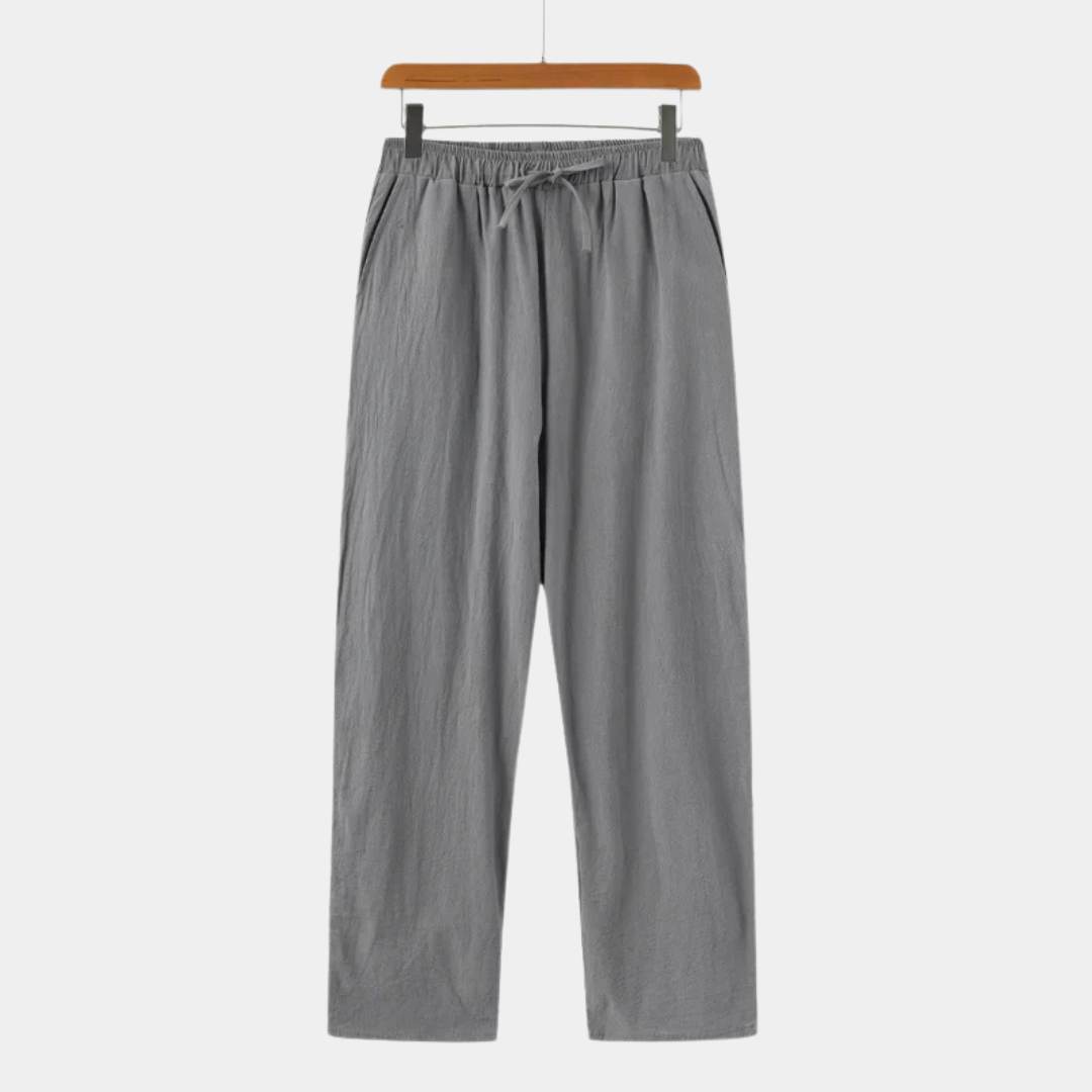Velmor™ | Timéo – Pantalon en Lin Décontracté