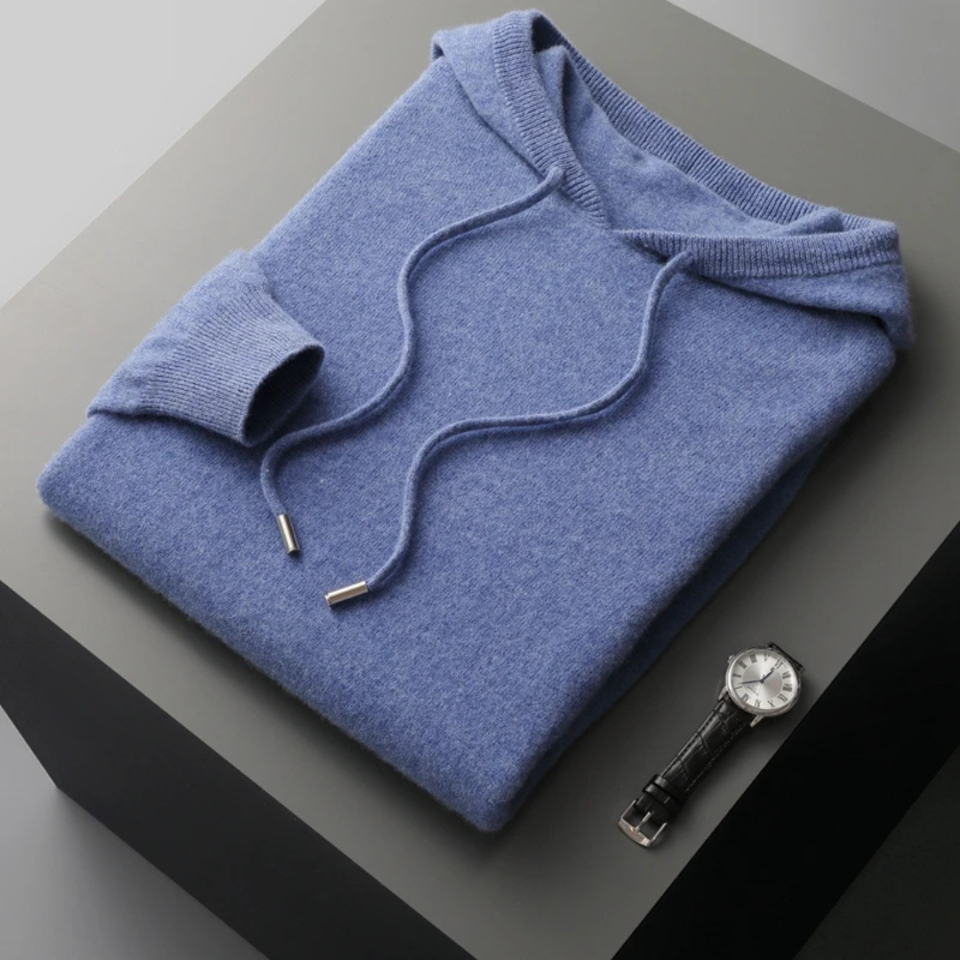 Velmor™ | Damien – Hoodie Minimaliste en Cachemire