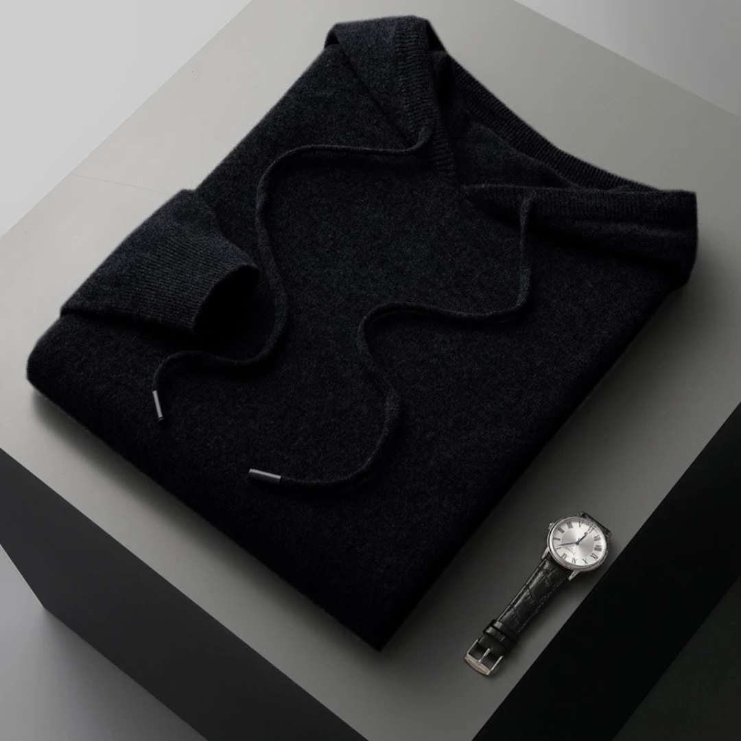 Velmor™ | Damien – Hoodie Minimaliste en Cachemire