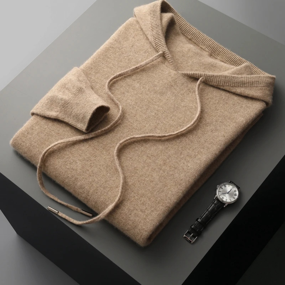 Velmor™ | Damien – Hoodie Minimaliste en Cachemire