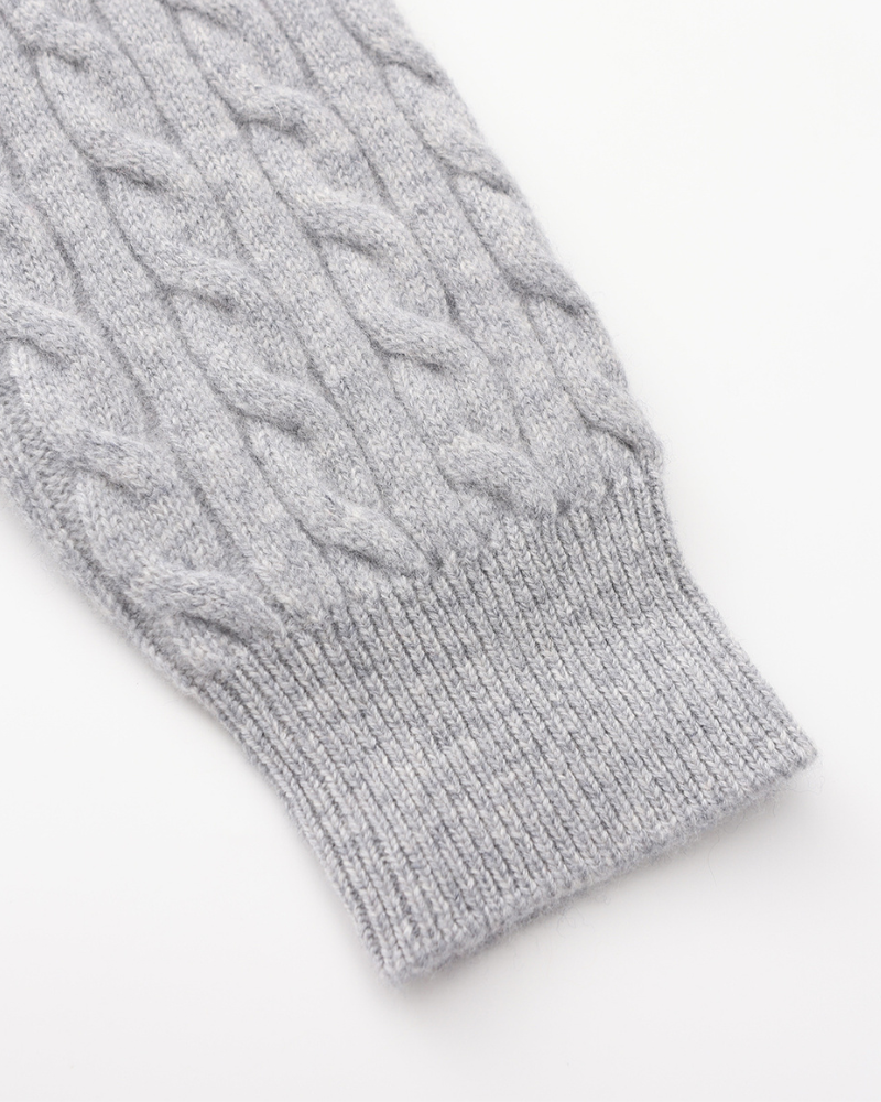 Velmor™ | Aurèle – Pull Demi-Zip en Cachemire