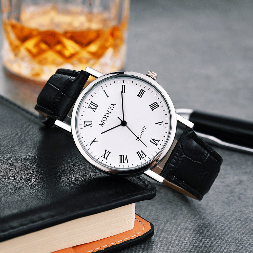 Velmor™ | Thibaut – Montre Élégante en Argent