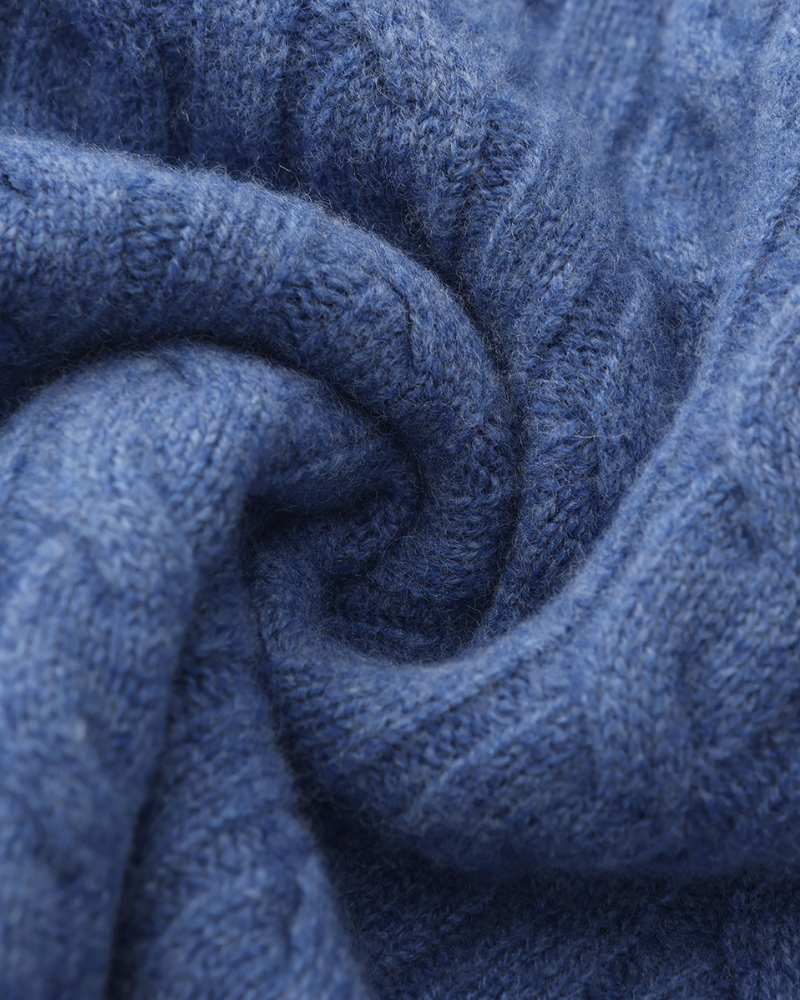 Velmor™ | Aurèle – Pull Demi-Zip en Cachemire