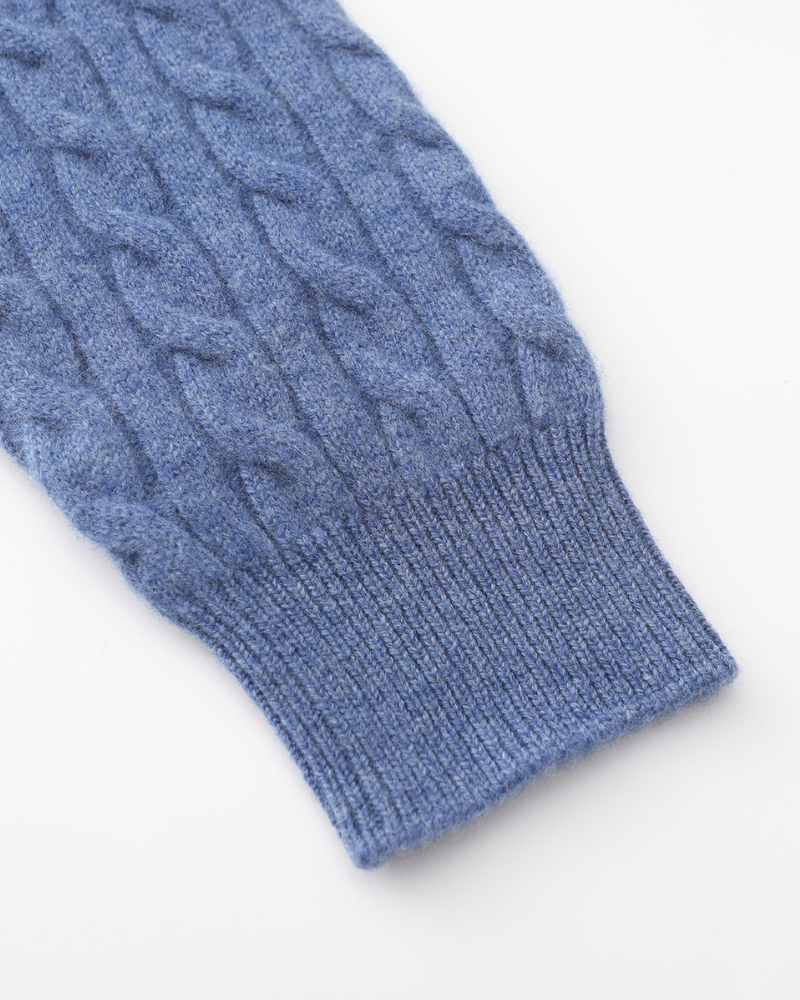 Velmor™ | Aurèle – Pull Demi-Zip en Cachemire