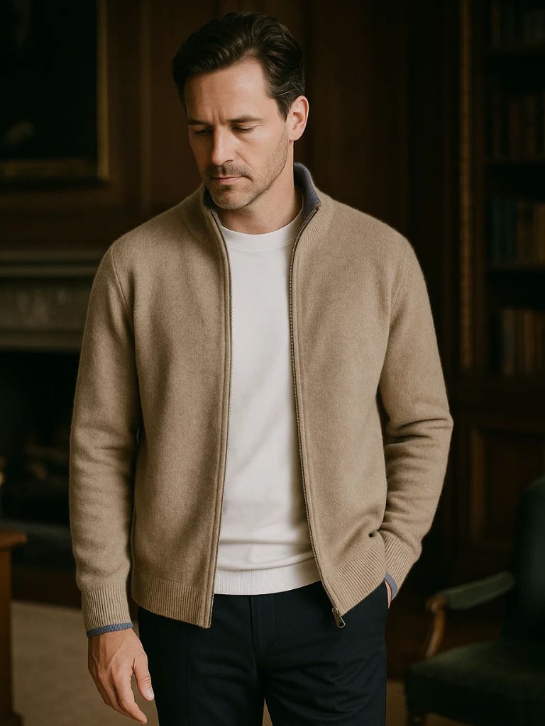 Velmor™ | Mathieu – Veste Élégante en Cachemire
